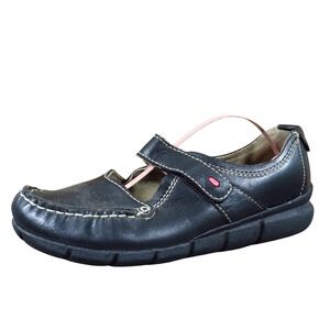 Wolky Yukon 1500 Women Size 38 Black Leather Mary Jane Comfort Walking Shoes